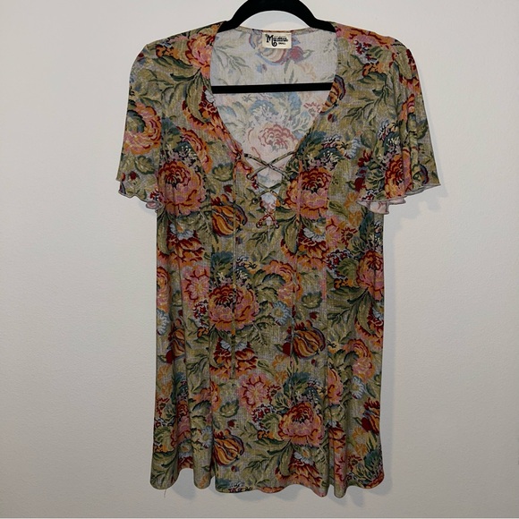 Show Me Your MuMu Matilda Floral Mini Dress - Picture 1 of 10